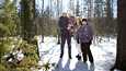 Dima, Nastja, Jane ja Nikolas Trotsenko viihtyvät hyvin rauhallisessa Kankaanpäässä. Töiden ja koulu- ja hoitopäivän jälkeen on aikaa yhteiselle ulkoilulle. 