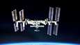 Tässä kansainvälinen avaruusasema (ISS).