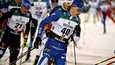 Remi Lindholm teki vahvan hiihdon Rukalla sunnuntaina.