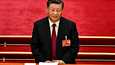 Kiinan presidentti Xi Jinping saapui Kiinan kansankongressiin 5. maaliskuuta.