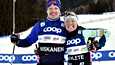 Sisarukset Kerttu ja Iivo Niskanen hiihtivät komeat voitot samana päivänä Tour de Skillä.