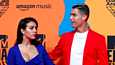 Cristiano Ronaldo ja Georgina Rodríguez MTV Europe Music Awardseissa Espanjassa vuonna 2019. Pariskunta ilmoitti lokakuussa odottavansa kaksosia.