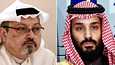 Amerikkalaisen tiedusteluraportin mukaan Saudi-Arabian kruununprinssi Mohammed bin Salman (oik.) on vastuussa toimittaja Jamal Khashoggin murhasta.
