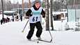 2. luokkalaisten poikien sarjassa Vihteljärven koulun Iivari Mattila sujutteli perinteisellä hiihtotavalla. Kaikkiaan Kankaanpään koulujen välisiin hiihtokilpailuihin osallistui hieman vajaa 200 nuorta hiihtäjää.