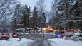 Rautjärven kirkko syttyi palamaan joulupäivän aamuna, 25. joulukuuta 2022.