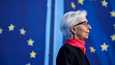 Euroopan keskuspankin pääjohtaja Christine Lagarde puhui Saksassa Frankfurt am Mainin kaupungissa pidetyssä mediatilaisuudessa torstaina 16. joulukuuta.