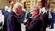 Presidentit Joe Biden ja Sauli Niinistö keskustelivat Glasgow’n ilmastokokouksessa marraskuussa. 
