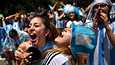 Argentiinan fanit ottivat kaiken irti jalkapallojuhlasta.