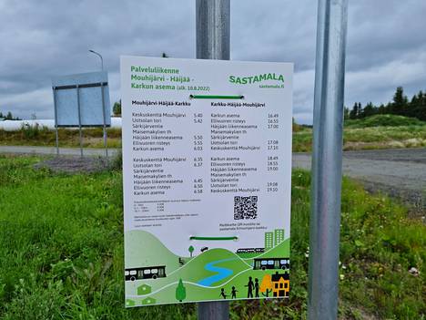 Elokuussa alkanut syöttöliikennekokeilu Mouhijärven Uotsolasta ja Häijäästä Karkun rautatieasemalle päättyy lokakuun lopulla.