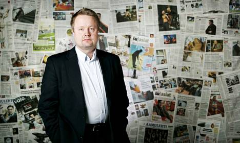 Matti Apunen Aamulehden vastaavana päätoimittajana marraskuussa 2006.