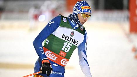 Eero Hirvonen jäi 7,3 sekuntia kymmenen parhaan joukosta yhdistetyssä Rukalla.