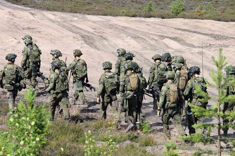Pohjankankaan maastoissa on tällä viikolla harjoiteltu yhdysvaltalaisten ja suomalaisten joukkojen yhteisen ampumaharjoituksen tiimoilta.
