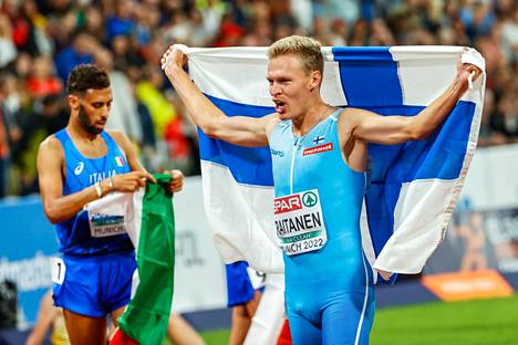 Topi Raitanen voitti Suomelle kisojen toisen kultamitalin 3 000 metrin esteissä.