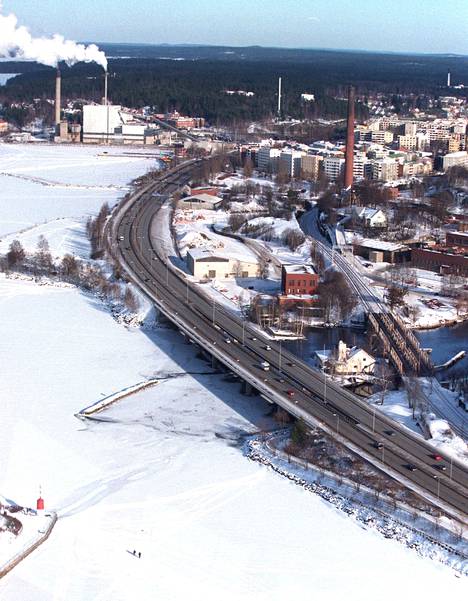 Muistatko vielä tämän ajan. Kuva on vuodelta 1998 eikä Ranta-Tampellan rakentaminen ollut lähelläkään alkamista.