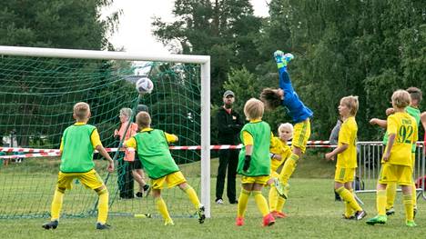 Silja-turnauksessa pelaavat 5–16-vuotiaat jalkapalloilijat. Kuva viime vuoden turnauksesta.