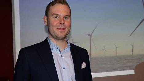 Eolus Vind AB:n projektipäällikkö Patrik Niskanen vastaa jatkossa Merikarvian edustalle suunnitellun Tuulian merituulipuistohankkeesta.