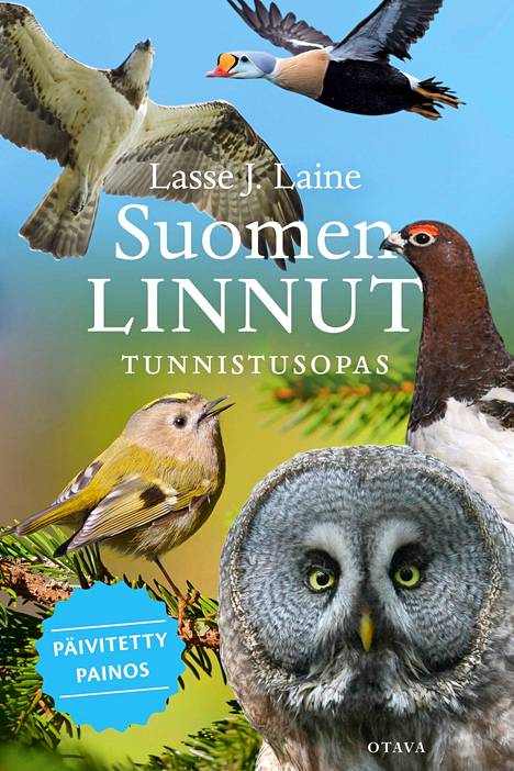 Suomen linnut  - tunnistusopas (Otava 2022, 399 sivua) esittelee 353 lintulajia. Myös Suomessa nähdyt harvinaisuudet ovat mahtuneet kirjaan mukaan.