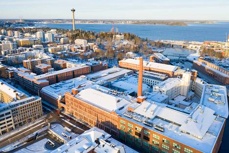 Tampereen keskustaa kuvattuna vuonna 2019.