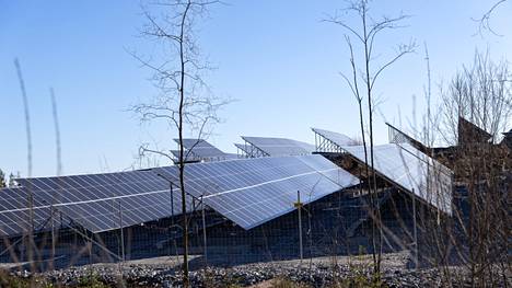 Kokemäenjoen pohjoispuolelle Harjavaltaan suunnitellaan aurinkovoimalaa. Kuvituskuva.