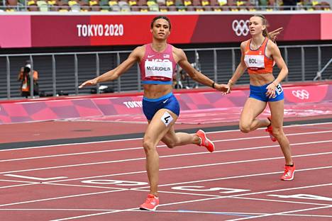 Sydney McLaughlin juoksi 400m aitojen ME:n olympiafinaalissa - Urheilu -  Aamulehti