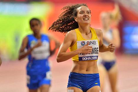 Yolanda Ngarambe juoksi keskiviikkona Dohan 1500 metrin välieristä jatkoon.