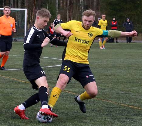 NoPSin kapteeni Samu Jokela iski kaksi maalia FC Melodyn verkkoon. 
