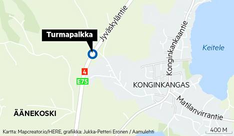 Konginkankaalla sattui Suomen liikennehistorian vakavin onnettomuus vuonna 2004, kun rekka ja linja-auto törmäsivät. 23 ihmistä kuoli ja 14 loukkaantui. Sunnuntaina 9. tammikuuta alueella sattui onnettomuus, jossa kuoli kaksi ihmistä ja neljä kuljetettiin sairaalaan.