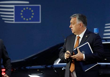 Unkari vastustaa venäläisöljyn tuontikieltoa. Unkarin pääministeri Viktor Orbán osallistui EU-kokoukseen viime lokakuussa Brysselissä.