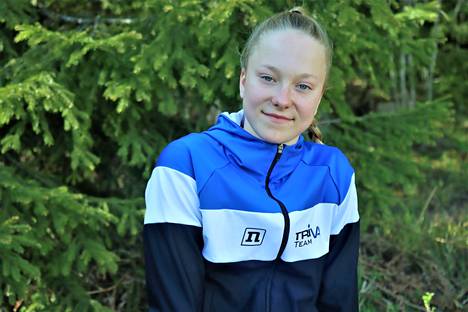 Lähdeniityssä asuva Sofia Hämäläinen on nokialainen triathlonin suurlupaus.

