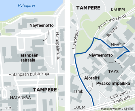 Osa koronatestiin tulijoista on yrittänyt sisään Taysin pääaulasta -  Koronavirus - Aamulehti