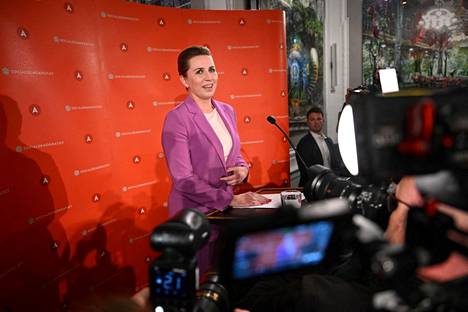 Tanskan pääministeri Mette Frederiksen kuvattiin Kööpenhaminassa Tanskassa keskiviikkona. 