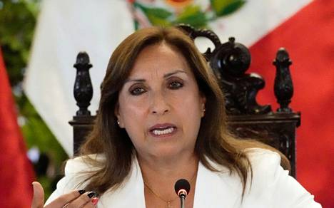 Perun presidentti Dina Boluarte nousi varapresidentistä presidentiksi joulukuun alkupuolella.