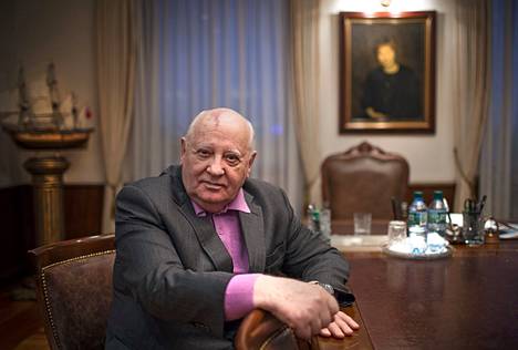 Mihail Gorbatšov kuvattuna vuonna 2014 Moskovassa.