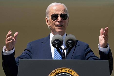 Joe Bidenin presidenttikausi alkoi tammikuussa 2021. Nyt hän pyrkii toiselle kaudelle.