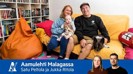 Sanna Huovinen, Tipi Hätinen sekä heidän viiden kuukauden ikäinen Vida-tyttärensä asuvat Fuengirolan Los Pacosissa. He kertovat nauttivansa elämästä Espanjassa, jossa aurinko paistaa ja elämäntyyli on rennompi kuin Suomessa. 