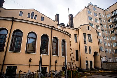 Yo-talolla on oma tontti ja sisäpiha Tampereen keskustassa.