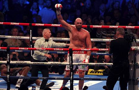 Tyson Fury tyrmäsi Dillian Whyten viime viikonloppuna Wembleyllä.