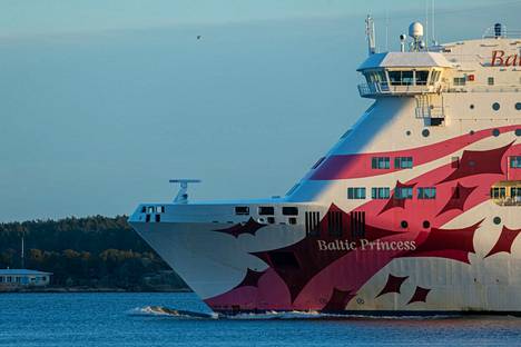 Tallink Siljan Baltic Princess on ollut Turun korjaustelakalla Naantalissa.