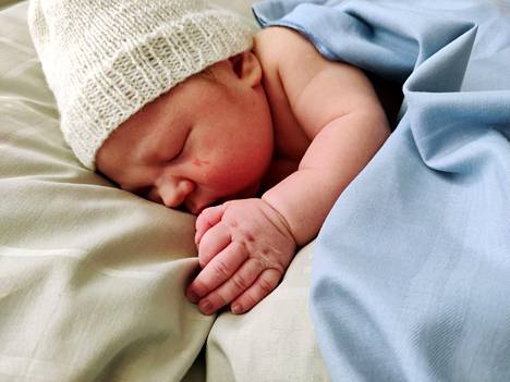 Jela Jokisen poika on vuoden 2023 ensimmäinen porilainen.