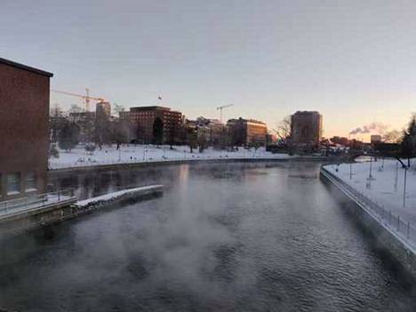 Itsenäisyyspäivänä Tampereella mitattiin pakkasta 22,9 astetta. 