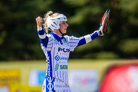 Saaga-Angelia Raudasoja pelasi päättyneellä kaudella Jussittarissa Seinäjoella.