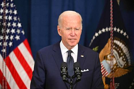 Yhdysvaltain presidentti Joe Biden on ollut kuluneen viikon eristyksessä sen jälkeen kun hänen koronatestinsä muuttui positiiviseksi. Biden kuvattiin 15. heinäkuuta 2022.