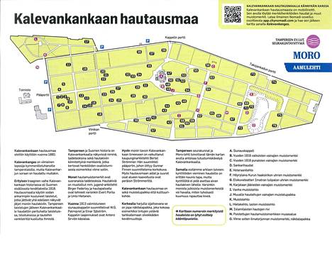 Juicen, Väinö Linnan ja Lauri Viidan haudat ovat Kalevankankaan  suosituimmat vierailukohteet. - Moro - Aamulehti