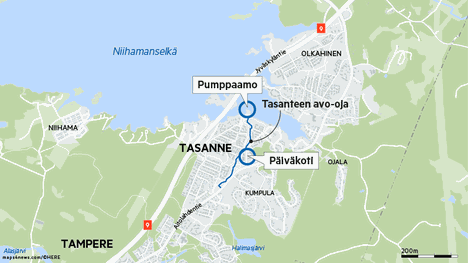 Tarastejärven jätekeskus laskee jätevettä Tampereen viemäriverkostoon  sateisen kesän takia - Kotimaa - Aamulehti