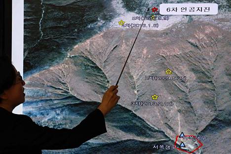 Korean niemimaalla havaittiin aamulla järistys – Japani vahvistaa: Pohjois- Korea teki ydinkokeen - Maailma - Satakunnan Kansa