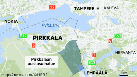 Tampere kritisoi Pirkkalan jättimäisiä laajenemissuunnitelmia - Pirkanmaa -  Aamulehti