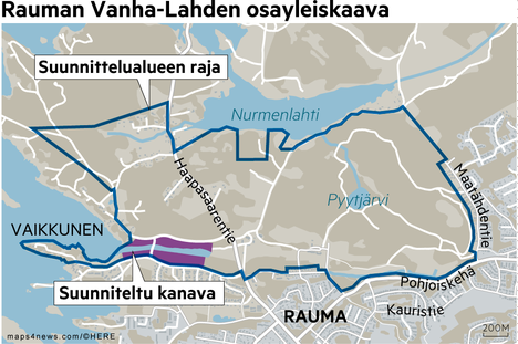 Vanha-Lahti on Rauman uusi kaupunginosa - Satakunta - Satakunnan Kansa