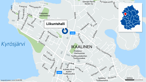 Ikaalinen suunnittelee uutta liikuntahallia Valkean Ruusun koulun viereen -  Pirkanmaa - Aamulehti