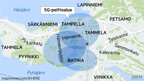 Tampereelle avattiin maailman ensimmäinen kaupallinen 5G-verkko –  Ensimmäinen puhelu soitettiin tänään Suomesta Viroon - Uutiset - Aamulehti