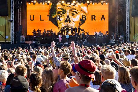 Ultra Bra esiintyi loppuunmyydyssä Ruisrockissa viime vuonna. Festari on myös tänä vuonna myyty loppuun.